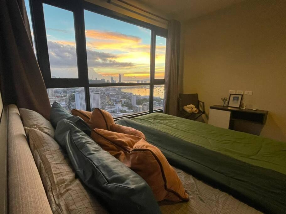 The Base Central Pattaya 2Bed King&Queen Sky Seaview & Infinity Pool Bagian luar foto