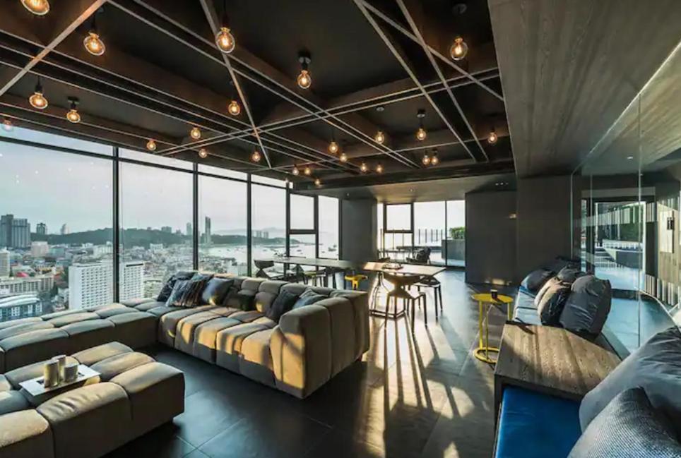 The Base Central Pattaya 2Bed King&Queen Sky Seaview & Infinity Pool Bagian luar foto