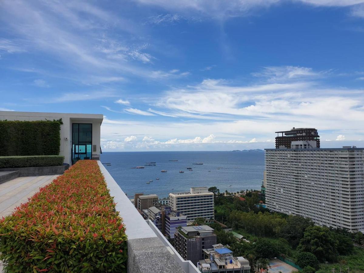 The Base Central Pattaya 2Bed King&Queen Sky Seaview & Infinity Pool Bagian luar foto
