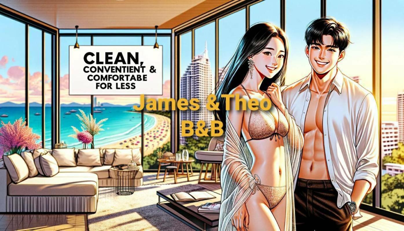 The Base Central Pattaya 2Bed King&Queen Sky Seaview & Infinity Pool Bagian luar foto