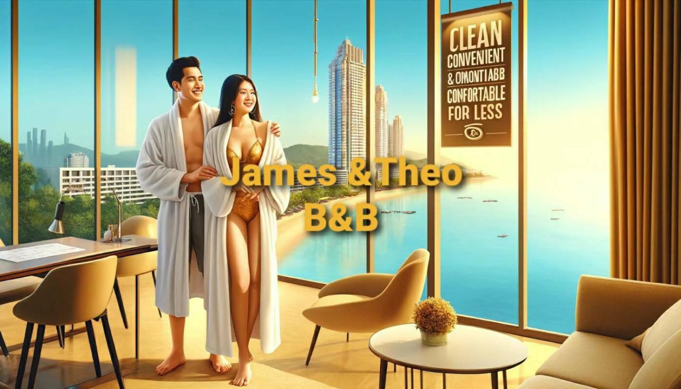 The Base Central Pattaya 2Bed King&Queen Sky Seaview & Infinity Pool Bagian luar foto